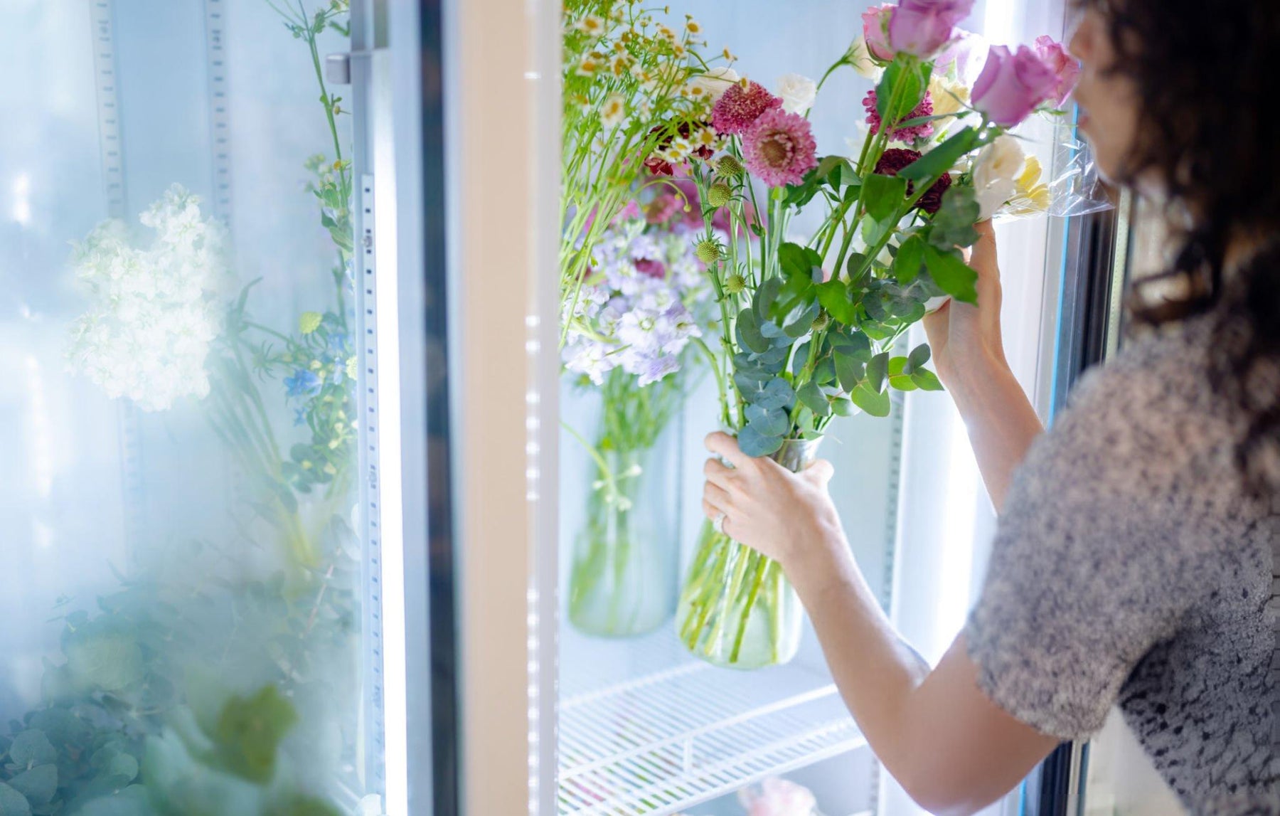 flower fridge