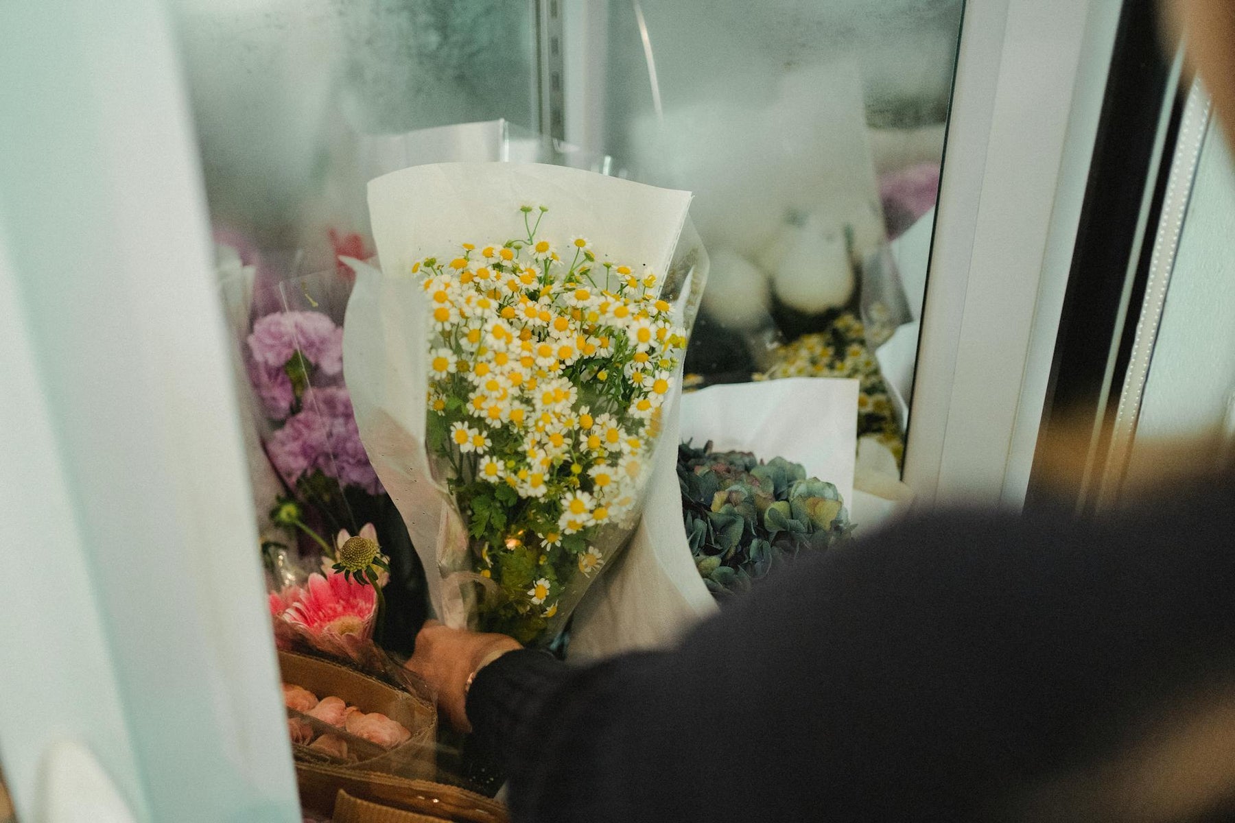 flower shop refrigerator