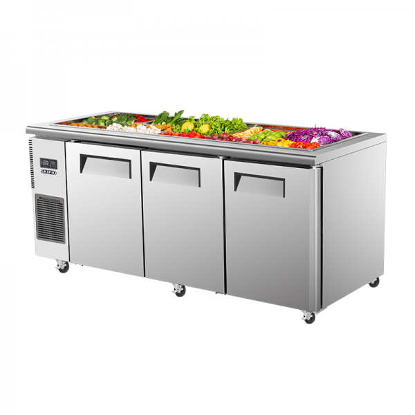 Skipio SSR18-3 - Salad Side Prep Table - 568 Litres