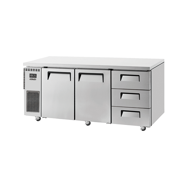 Skipio SUR18-3D-3 - Underbench Drawer Fridge - 1800mm