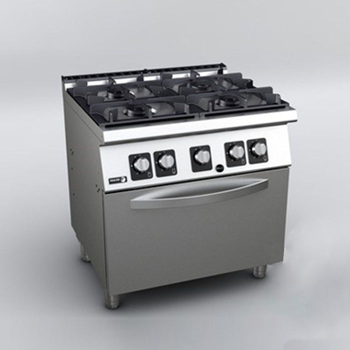 Fagor C-G741H - Kore 700 4 Burner Gas Range with Gas Oven