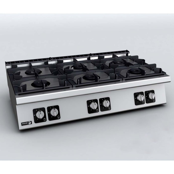 Fagor C-G760H - Kore 700 Series Bench Top 6 Gas Burners