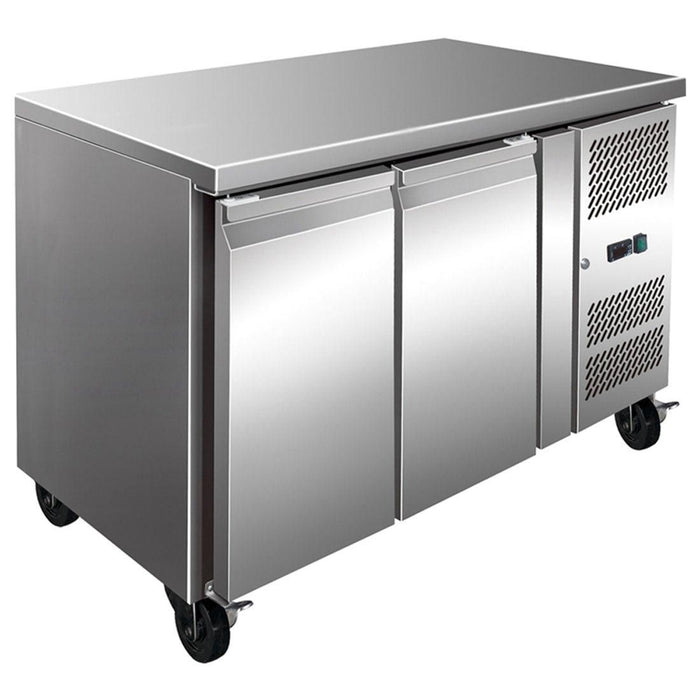 FED Thermaster FE2100BT - S/S Two Door Bench Freezer 260L