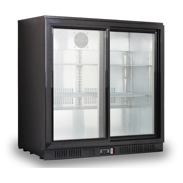 FED Thermaster LG-208SC - Under Bench Two Sliding Door Bar Cooler