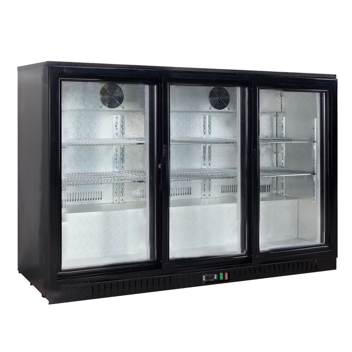 FED Thermaster LG-330SC - Under Bench Three Sliding Door Bar Cooler