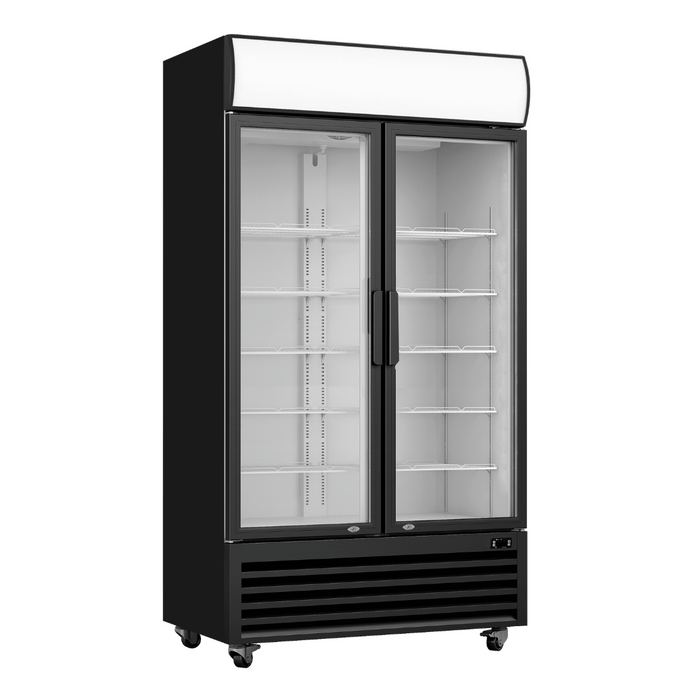 FED Thermaster LG-540BP - Single Glass Door Upright Drink Fridge
