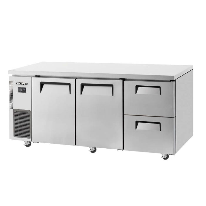 Skipio SUR18-2D-2 - Undercounter Drawer Fridge - 1800mm