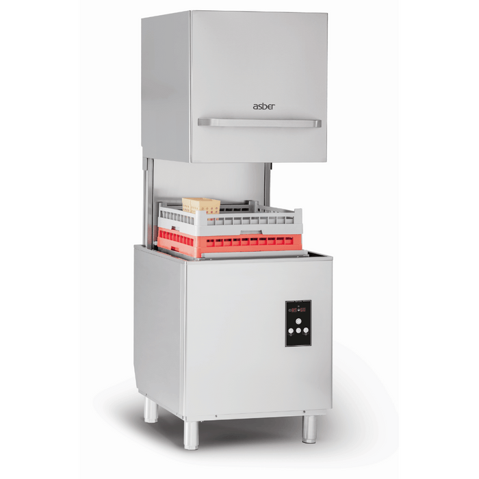 Asber GE-H500DD - Tech Line Pass-Through Hood Type Dishwasher