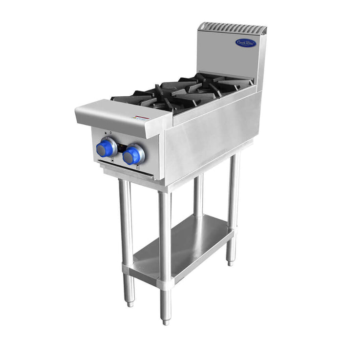 CookRite AT80G2B-F - 2 Burner Cook Top