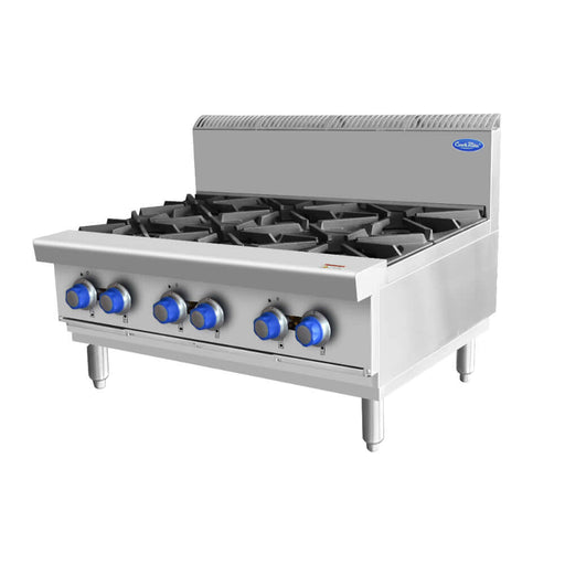 CookRite AT80G6B-C - 6 Burner Cook Counter Top