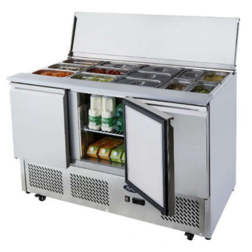 Atosa ESL3850 - Three Doors Sliding Lid Saladette