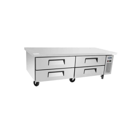 Atosa MGF8453 - Chef Base   4 Drawers with Stainless steel GN pans