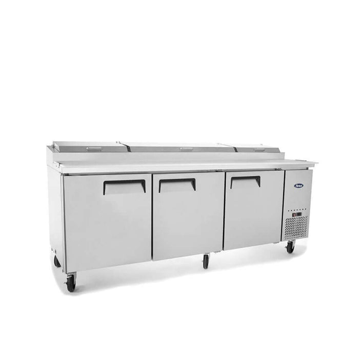 Atosa MPF8203 - Three Door Pizza Prep Table Refrigerator