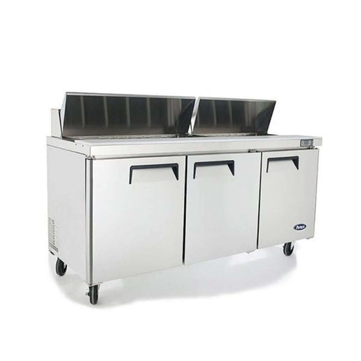 Atosa MSF8304 - Three Door Sandwich Prep Table Refrigerator