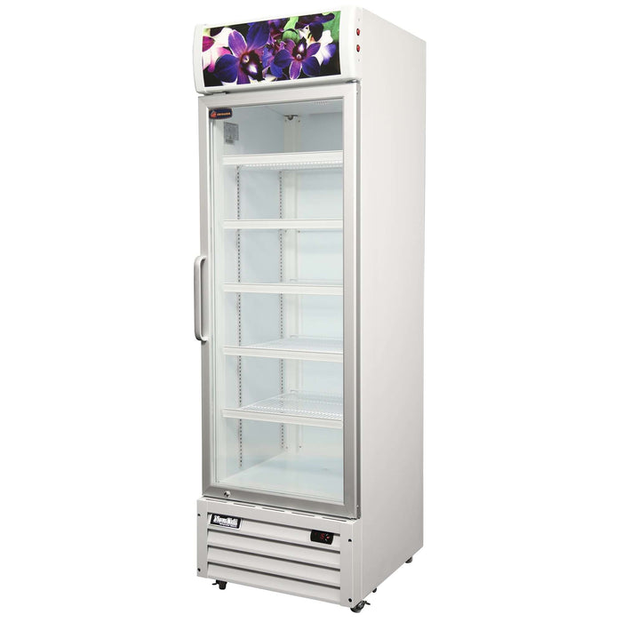 Crusader CCE605Flower - Single Glass Door Display Flower Fridge