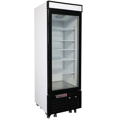 NovaChill Refrigeration SM400GZ - Single Glass Door Display Freezer Bottom Mount