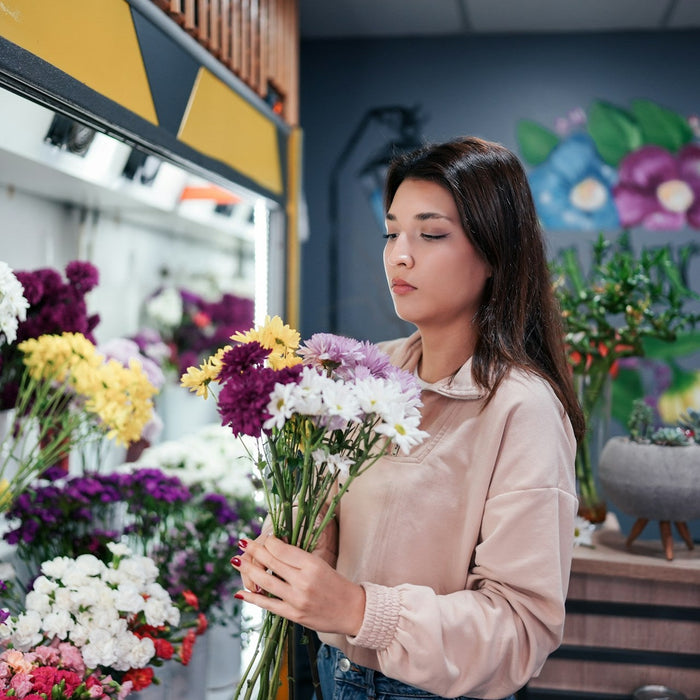 Flower Display Fridge