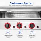 Gasmax REB-02E - Heavy Duty Gas Salamander 3 Infrared Burners - image 5
