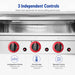 Gasmax REB-02E - Heavy Duty Gas Salamander 3 Infrared Burners - image 5