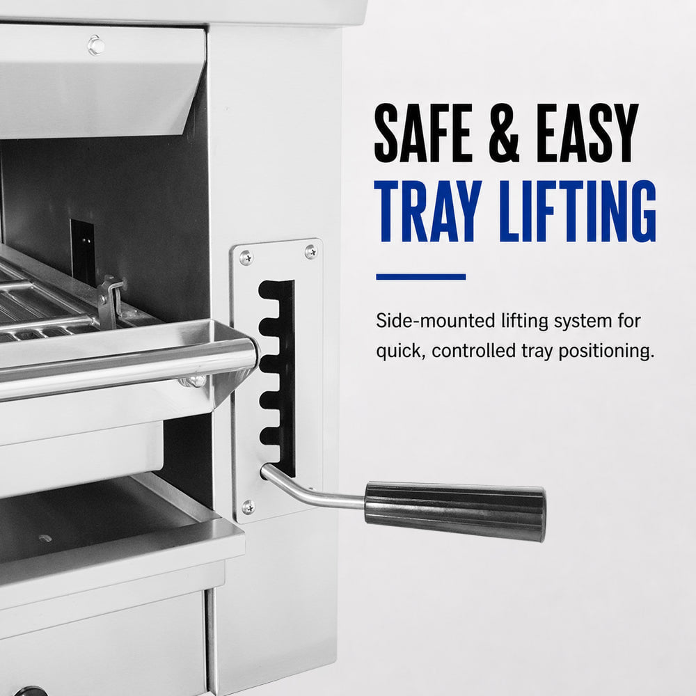 Gasmax REB-03E - Heavy Duty Gas Salamander with Tray Lifting System - image 5