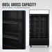 FED Thermaster LG-1000BP - Double Glass Door Upright Drink Fridge Black 885L - image 7