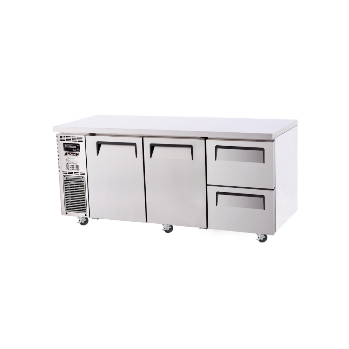 Turbo Air KUR18-2D-2-N - 2 Door 2 Drawer Underbench Fridge 1800mm 425L