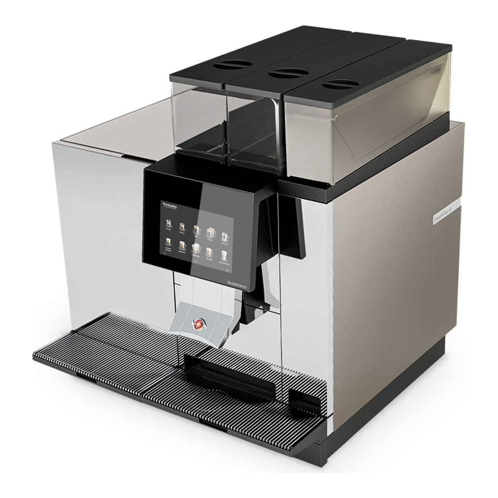 Thermoplan Black&White4 Compact CTM2PRL - 2 Grinder Automatic Coffee Machine with 9L Milk Fridge