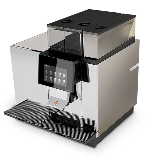 Thermoplan Black&White4 Compact CTM2PRL - 2 Grinder Automatic Coffee Machine with 9L Milk Fridge