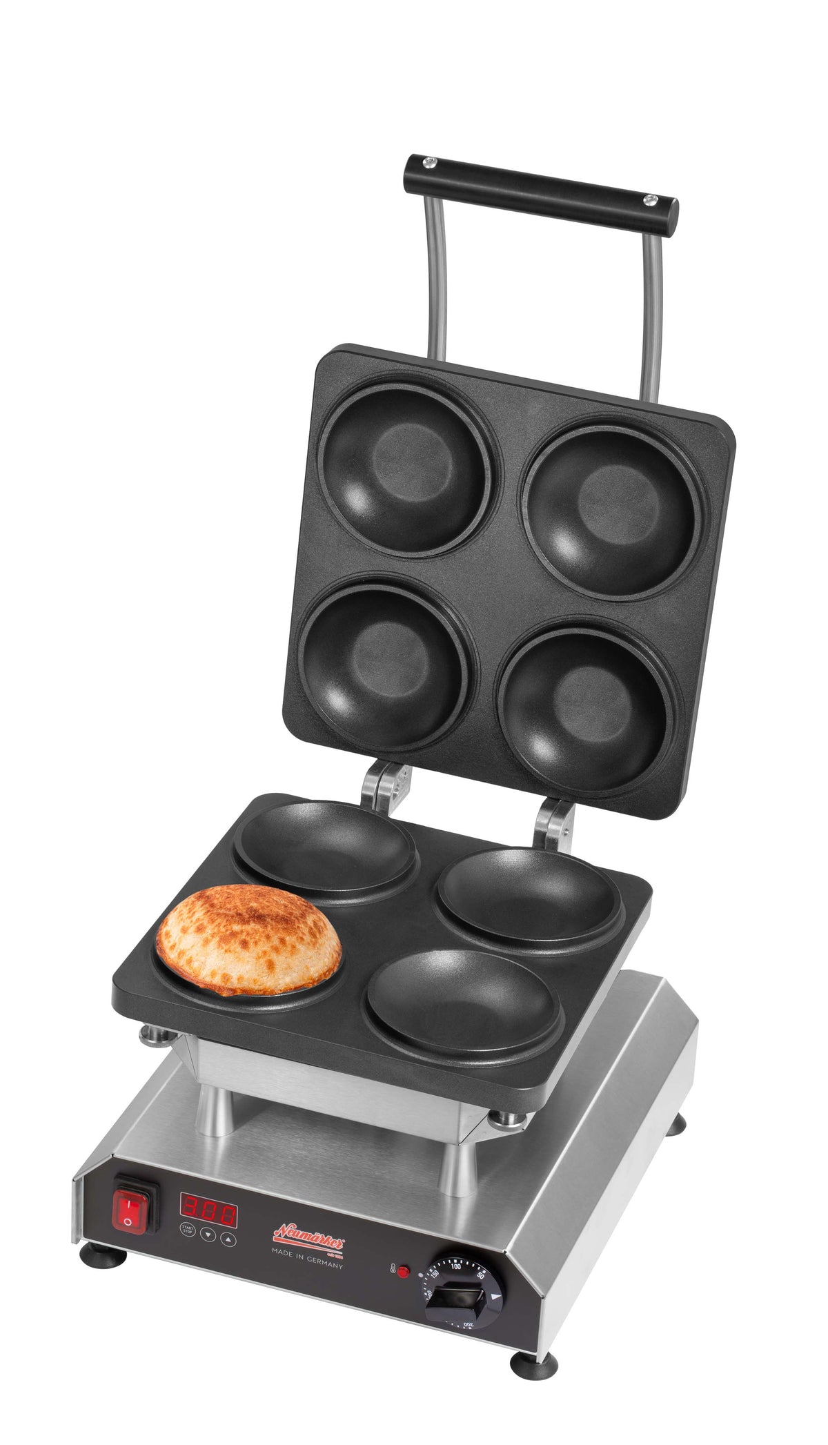 Neumärker NEE-48-00009 - Round Jaffle Iron, 4 Jaffles, 2.2kW, 10A