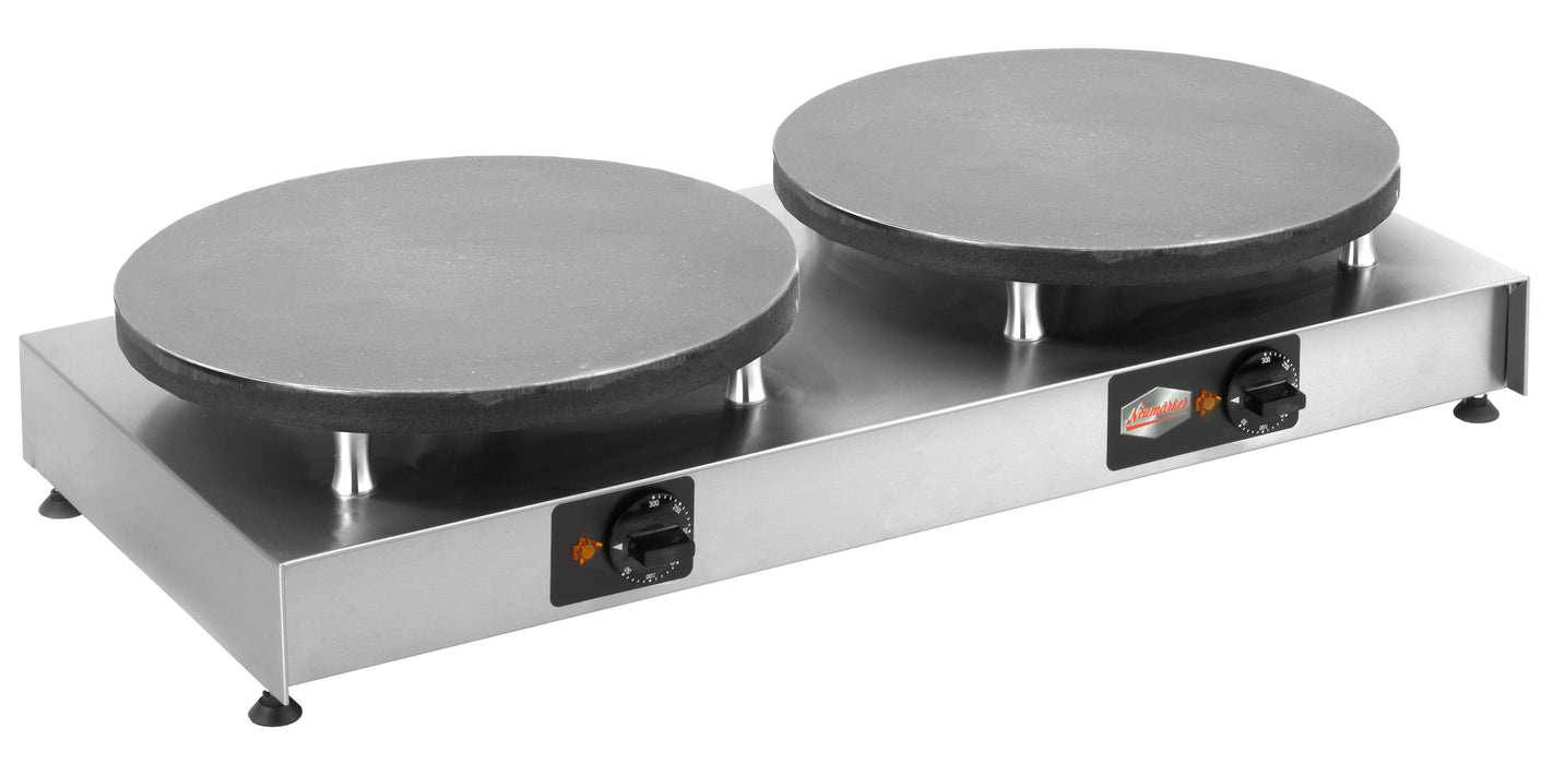 Neumärker NEE-12-40906 - Double Crepe Skillet, 845mm, 2 x 15A