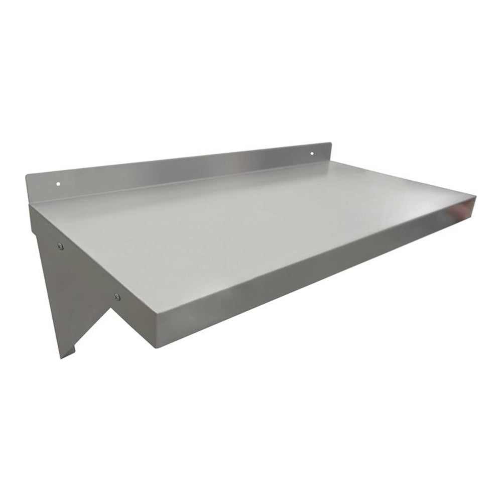 Modular Systems 1200-WS1 - Stainless Steel Solid Wall Shelf 1200 x 300mm