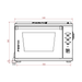 Effeuno EFE-P234H 509-PRO - Easy Pizza Pro Electric Pizza Oven, 2 Levels, Digital, 500°C, 15A