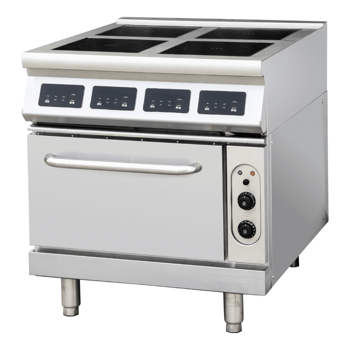Electmax IC9-4B - 900 Series 4 Burner Induction Range with Convection Oven