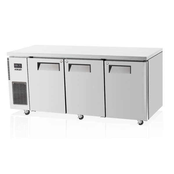 Skipio SURF18-3 - 3 Door Underbench Refrigerator & Freezer - 487 Litres