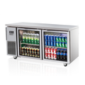 Skipio SGR15-2 - 2 Glass Underbench Fridge - 395 Litres