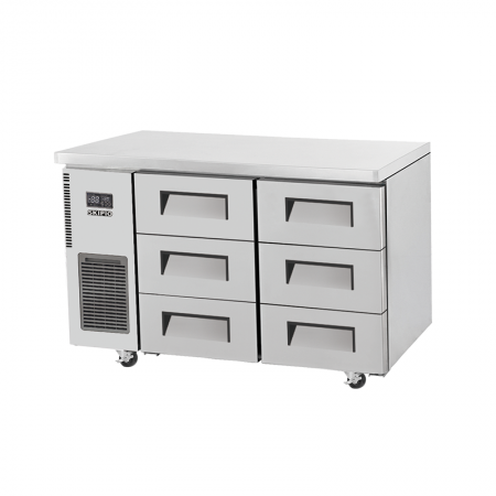 Skipio SUF12-3D-6 - Underbench Drawer Freezer - 1200mm