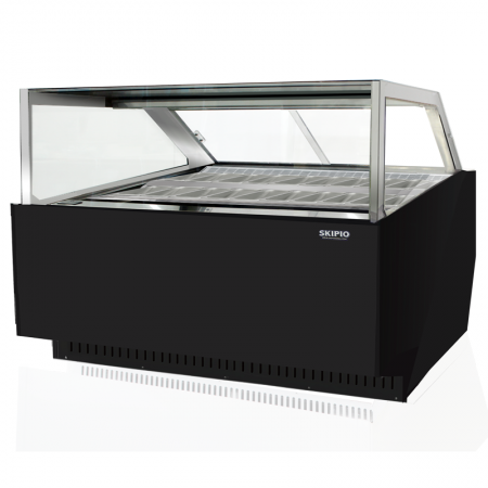 Skipio SGC-1800F - 18 Tub Gelato Ice Cream Display Freezer