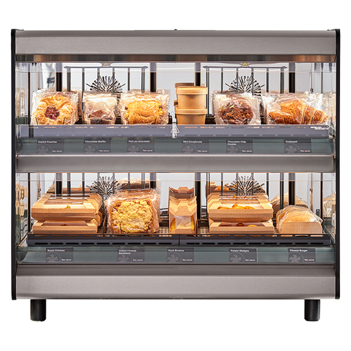 Flexeserve NUE-FXZNA60N2S - Zone Heated Display, 2 Tier Countertop, 556mm