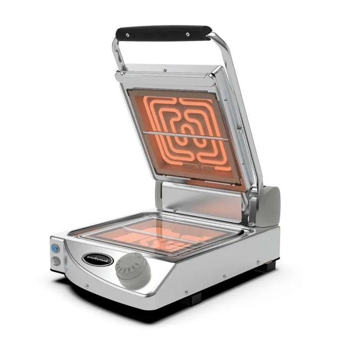 Spidocook SPE-SP010PT - Spidoglass Sandwich Press, Single, Transparent Glass, 250 x 250mm