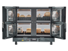 Flexeserve NUE-FZ10D2S51 - Zone Rear Feed Heated Display, 2 Tier Countertop, 1000mm, 15A