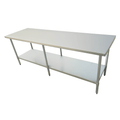 Modular Systems 2100-6-WB - Economic Stainless Steel Workbench with Undershelf 2100 x 600mm
