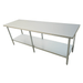 Modular Systems 2100-7-WB - Economic Stainless Steel Workbench with Undershelf 2100 x 700mm