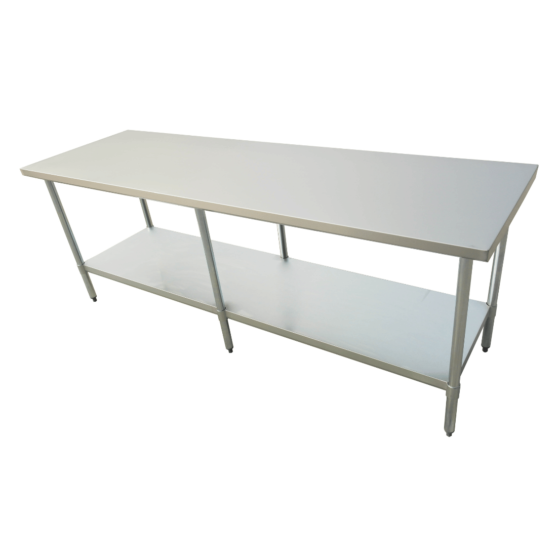 Modular Systems 2400-7-WB - Economic Stainless Steel Workbench with Undershelf 2400 x 700mm