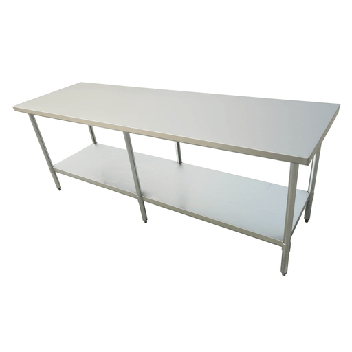 Modular Systems 2400-7-WB - Economic Stainless Steel Workbench with Undershelf 2400 x 700mm
