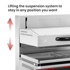 Benchstar ES-5600L - Electric Salamander with Adjustable Height, 5.6kW, 800mm - image 5
