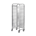 Modular Systems 393577 - Stainless Steel Gastronorm Pan Trolley, 16 Pans