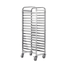 Modular Systems 393577 - Stainless Steel Gastronorm Pan Trolley, 16 Pans