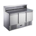 FED-X XGNS1300E - Three Door Salad Prep Fridge with Marble Top 1365mm - image 3