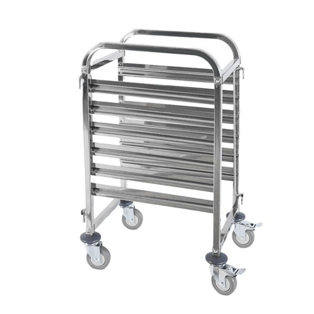 Modular Systems 400660 - Stainless Steel Gastronorm Pan Trolley, 6 Pans