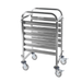 Modular Systems 400660 - Stainless Steel Gastronorm Pan Trolley, 6 Pans